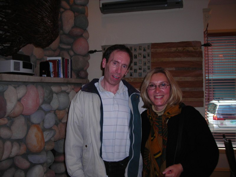With Brian Parr in Boulder, Colorado