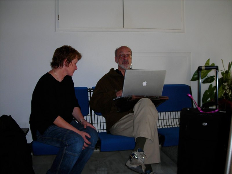 Meike Kohler and Brian McNab in Spain