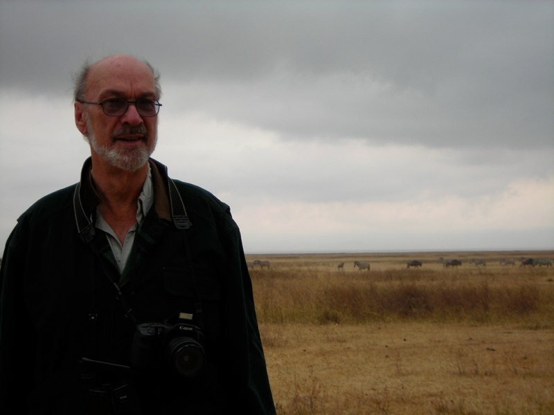 Brian McNab with the Migration Ngorongoro Crater