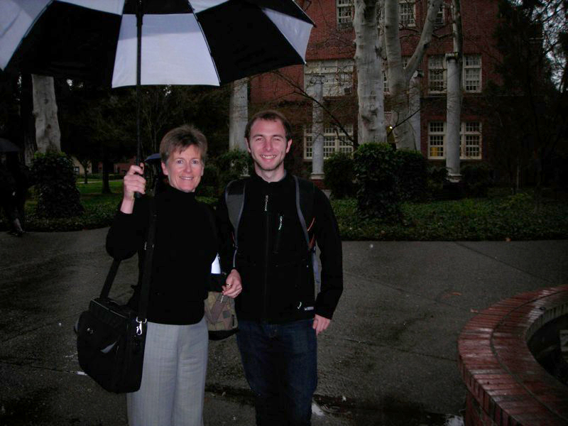 Caroline Cox and Kent Linthicum at University of the Pacific