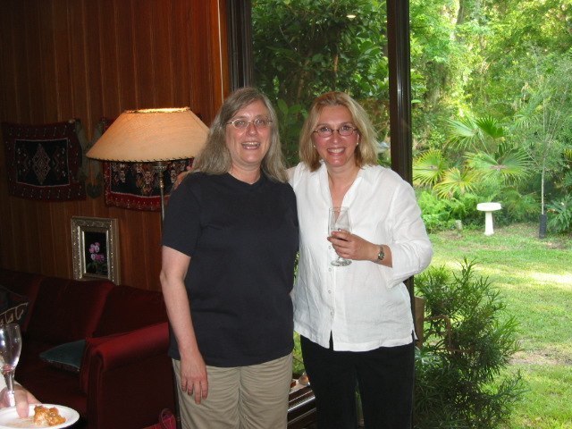 With Jane Maienschein at HSS Reception at Home
