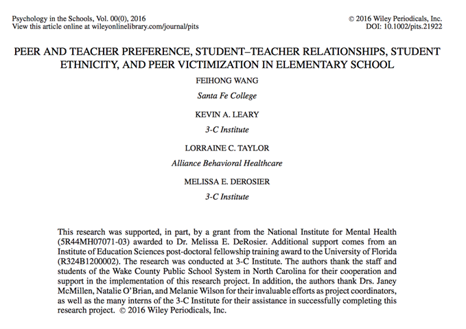 Peer and Teacher Preference, Student-Teacher Relationships, Student Ethnicity, and Peer Victimization in Elementary School