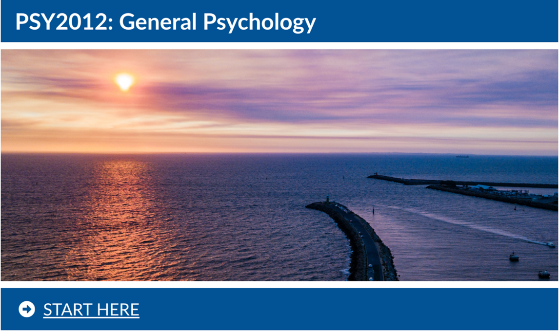 PSY2012: General Psychology