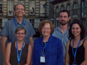 Rich Buchholz, Sheri Johnson, Jane Brockmann, Daniel Sasson and Katie Saunders at the 2010 International Ethological Conference in France