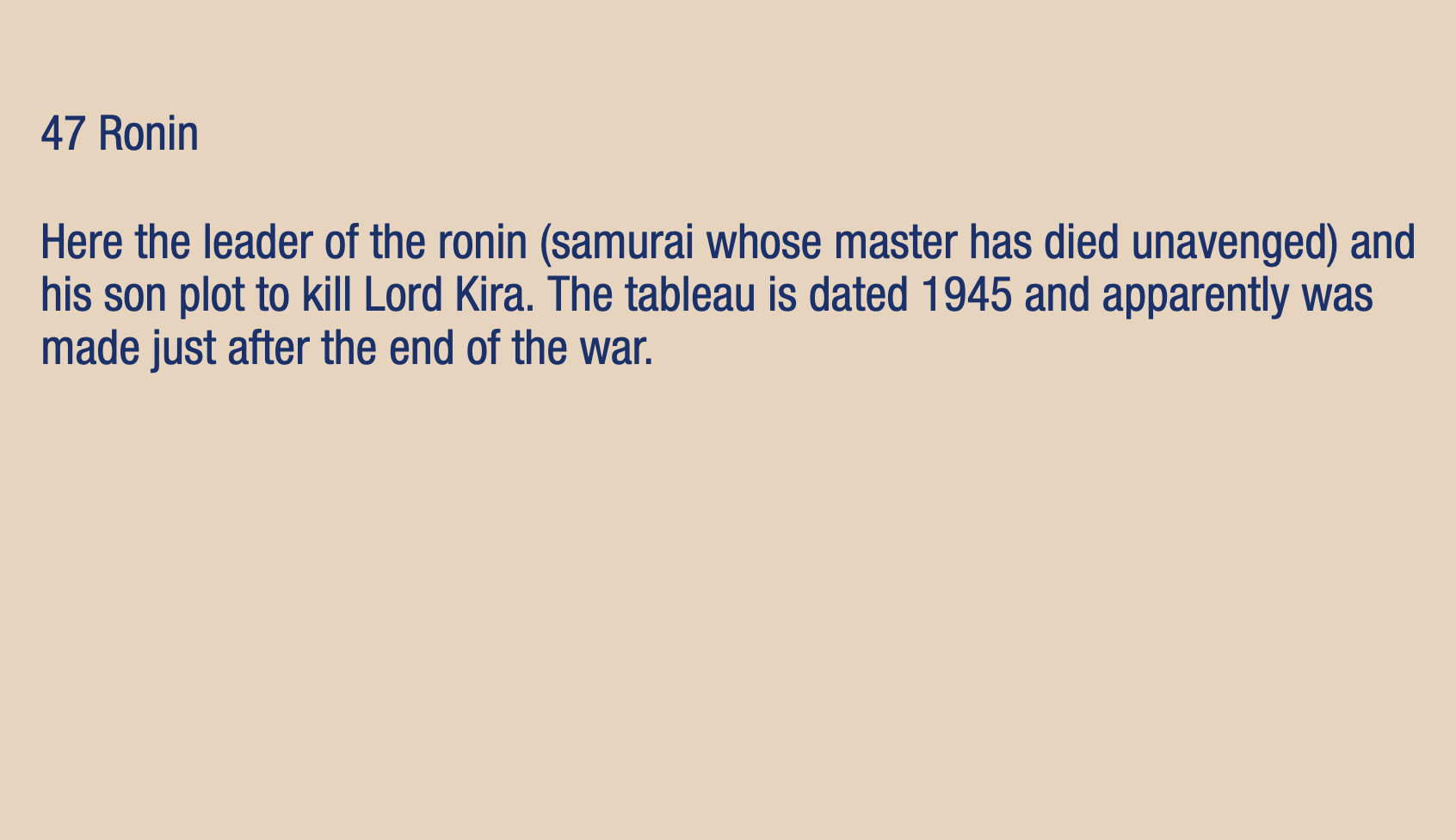 47Ronin Slide