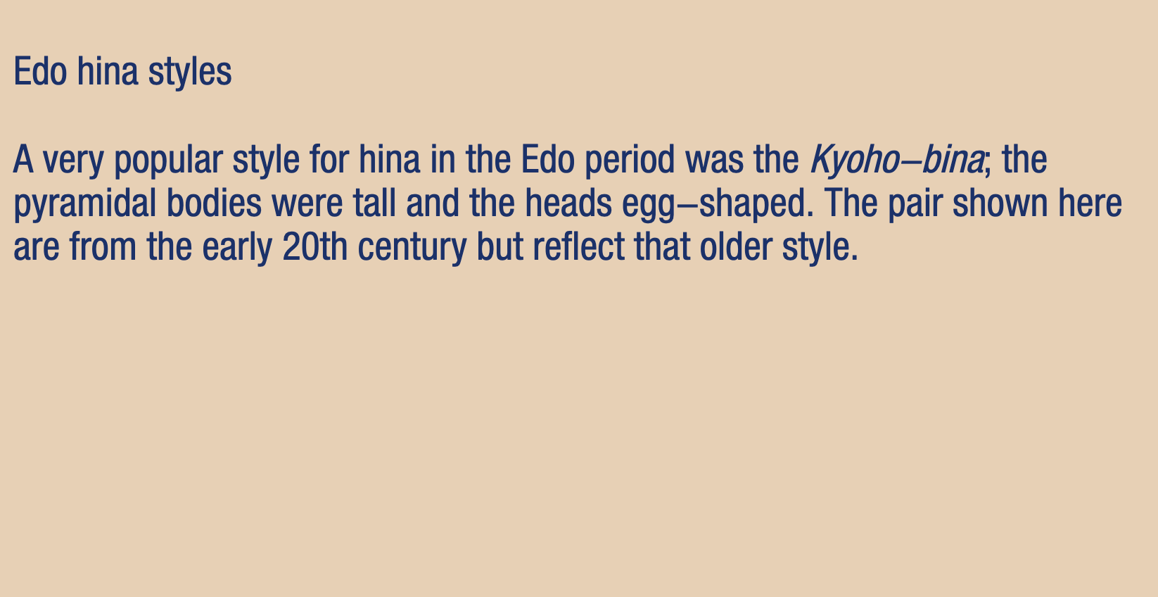 Edo hina styles