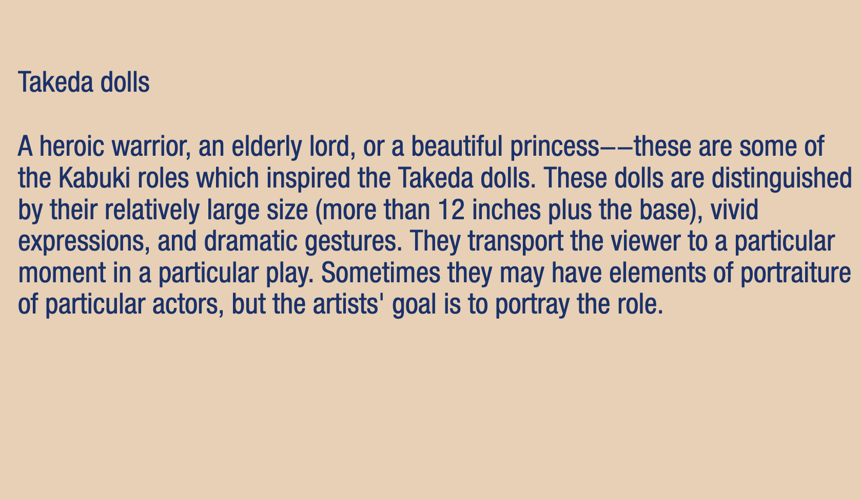 Takeda dolls
