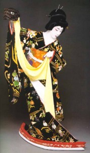 Tamasaburo Bando in a Kabuki performance.