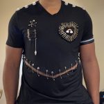 Student DIY project: punk t-shirt