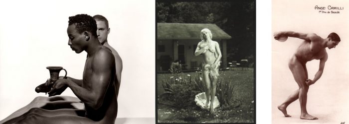 Figurative nude portraying ancestral human forms