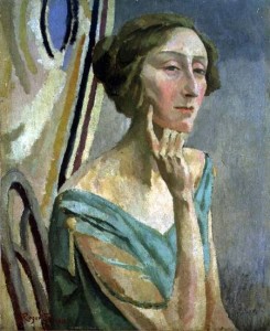 Portrait of Edith Sitwell by Roger Fry, 1915. © Sheffield Galleries and Museums Trust, UK English, out of copyright