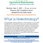 Florida Agricultural Biotechnology Literacy and Communications Day