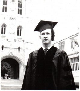 This is a picture of me at the University of Missouri in 1955. I had just earned a PhD under Dr. Leonard Blumenthal
