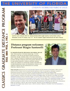 Fall 2014 newsletter page 1